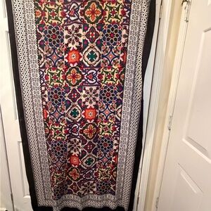 Colorful Geometric Patterned Shawl/Wrap